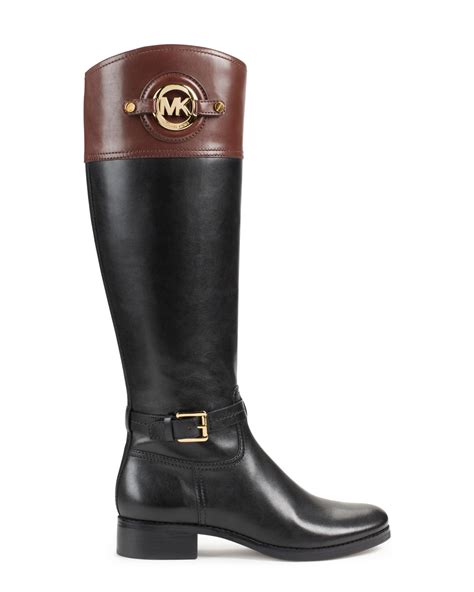 michael kors two tone boots|michael kors platform boots.